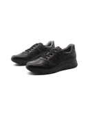 Sneaker in vera pelle con zip uomo