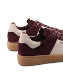 Sneaker bordeaux scamosciata donna