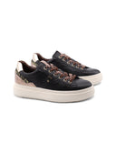 Sneaker con glitter da donna