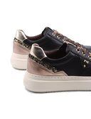 Sneaker con glitter da donna