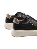 Sneaker nera gioiello da donna