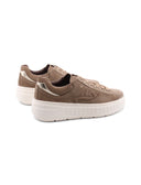 Sneaker platform scamosciata da donna