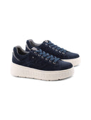 Sneaker platform scamosciata da donna