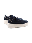 Sneaker platform scamosciata da donna