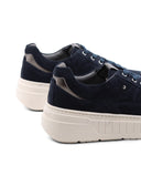 Sneaker platform scamosciata da donna