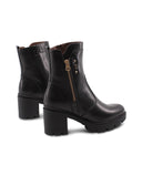 Stivaletto nero con suola carrarmato