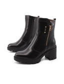 Stivaletto nero con suola carrarmato