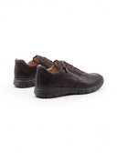 Scarpa casual con lacci e zip da uomo