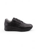 Scarpa casual con lacci e zip da uomo