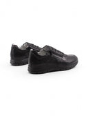 Scarpa casual con lacci e zip da uomo