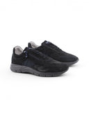 Scarpa casual con lacci e zip da uomo