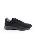 Scarpa casual con lacci e zip da uomo