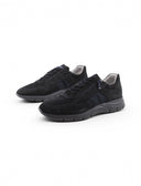 Scarpa casual con lacci e zip da uomo