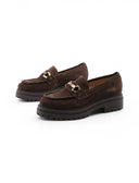 Mocassino chunky scamosciato da donna