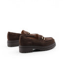 Mocassino chunky scamosciato da donna