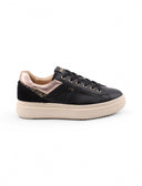Sneaker in pelle con dettaglio strass