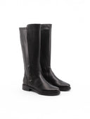 Stivale nero in pelle da donna