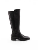 Stivale nero in pelle da donna