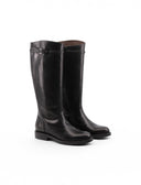 Stivale nero in pelle da donna