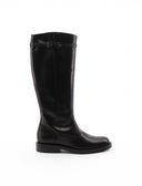 Stivale nero in pelle da donna