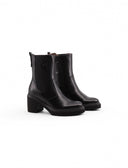 Stivaletto chelsea nero in pelle donna