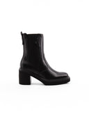 Stivaletto chelsea nero in pelle donna
