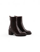 Stivaletto chelsea marrone in pelle