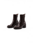 Stivaletto chelsea marrone in pelle