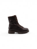 Anfibio marrone in pelle da donna