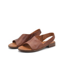 Sandalo donna in vera pelle