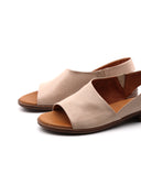Sandalo donna in vera pelle