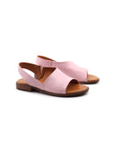Sandalo donna in vera pelle