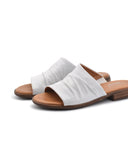 Ciabatta da donna in vera pelle