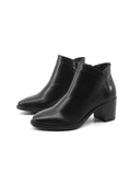 Stivaletto da donna in pelle con zip