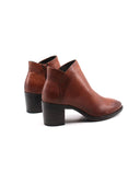 Stivaletto da donna in pelle con zip