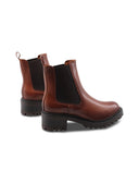 Chelsea in pelle con tacco da donna