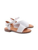 Sandalo in morbida pelle da donna