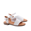 Sandalo in morbida pelle da donna
