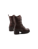 Anfibio nero con tacco e plateau donna