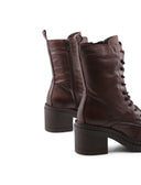Anfibio nero con tacco e plateau donna