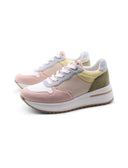 Sneaker platform multicolor da donna
