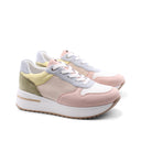 Sneaker platform multicolor da donna