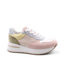 Sneaker platform multicolor da donna