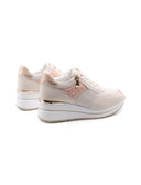 Sneaker zeppa con borchie da donna