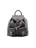 Ischia zaino nero in pelle da donna