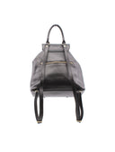 Ischia zaino nero in pelle da donna