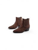 Stivaletto texano con borchie da donna