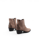 Stivaletto texano con borchie da donna