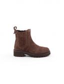 Stivaletto marrone in suede da donna