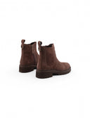Stivaletto marrone in suede da donna